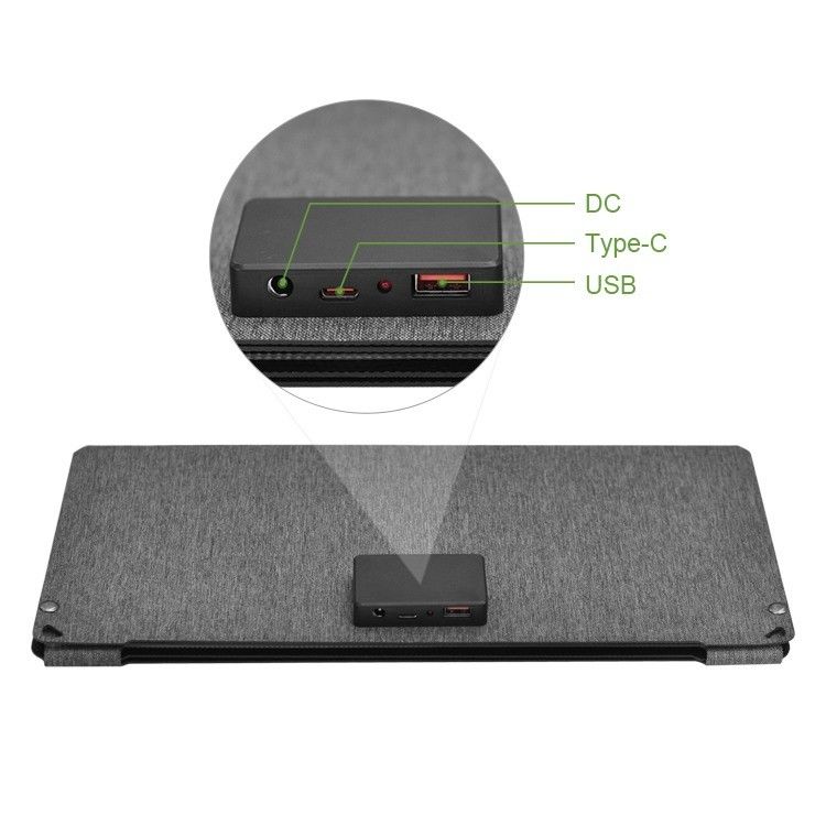 Panel solar monocristalino de 18V 50W para teléfonos celulares de diseño portátil y versátil