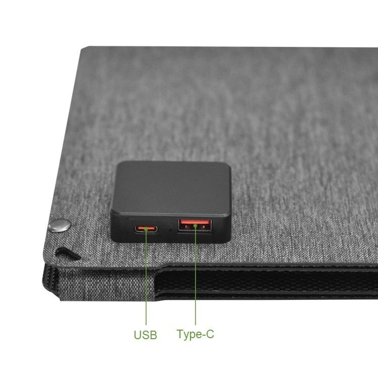 Panel solar plegable de 30W 12V Su herramienta esencial para cargar teléfonos celulares portátiles