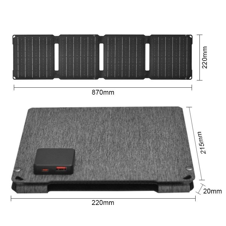 Panel solar plegable de 30W 12V Su herramienta esencial para cargar teléfonos celulares portátiles