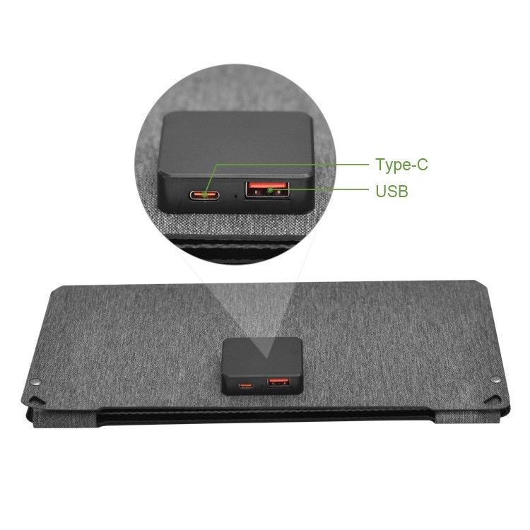 Última célula solar IP68 30W 12V panel solar plegable perfecto para otras aplicaciones