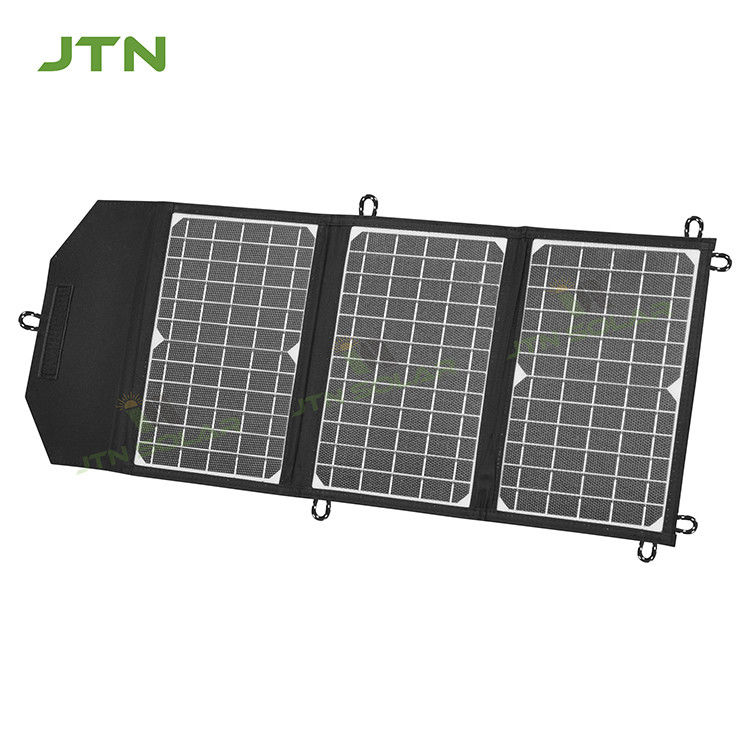 Camping al aire libre personalizado ETFE 21W cargador solar plegable plegable paneles solares portátiles con puerto USB