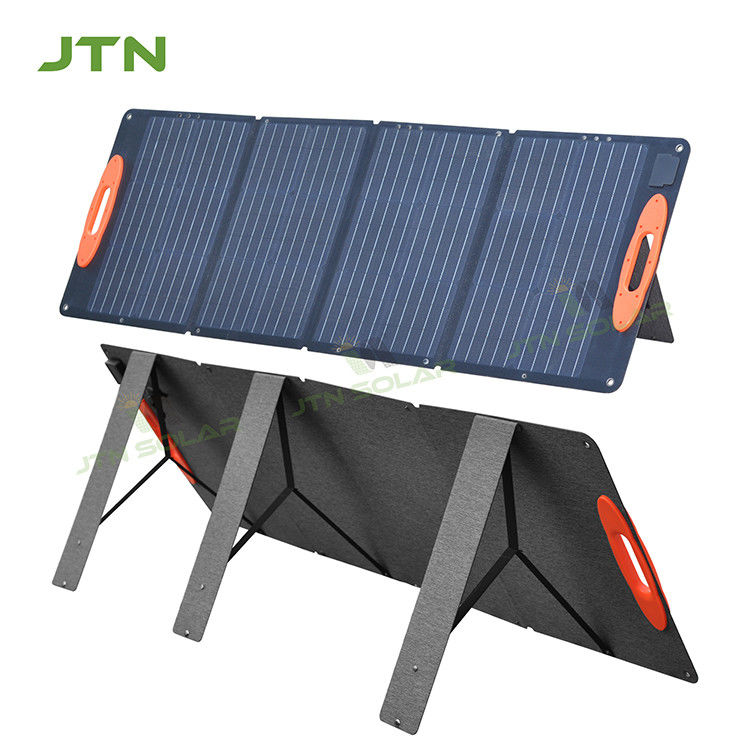 Panel solar plegable portátil mono de 120 W con puerto MC4 21,5%-23% Negro / personalizado