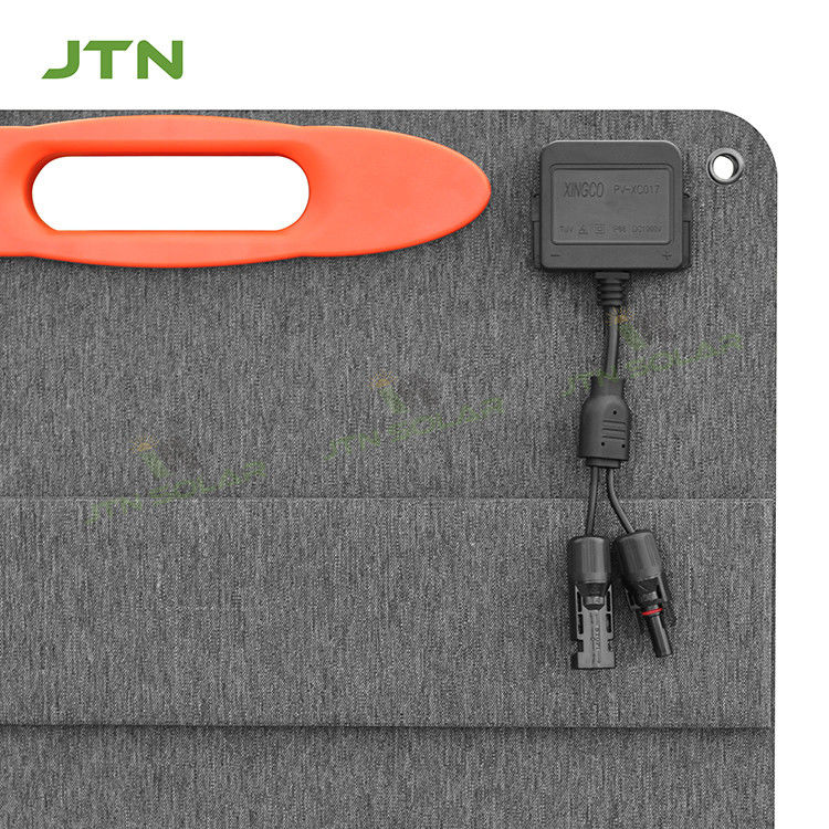 Panel solar plegable portátil mono de 120 W con puerto MC4 21,5%-23% Negro / personalizado