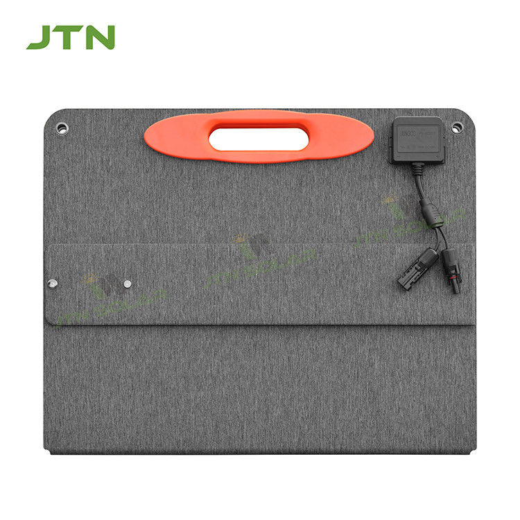 Panel solar plegable portátil mono de 120 W con puerto MC4 21,5%-23% Negro / personalizado