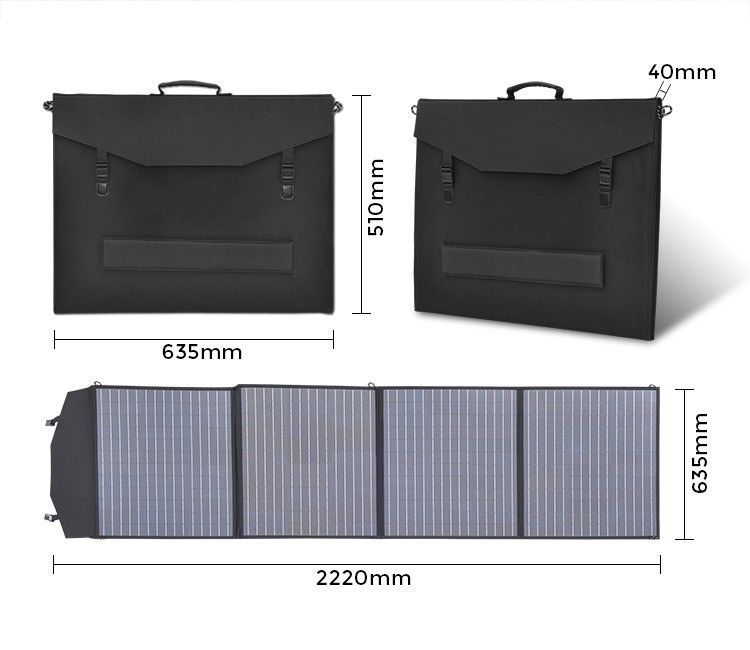156.75mmx156.75mm MONO Célula solar 200w manta para cargar la batería de automóvil y bicicleta EV