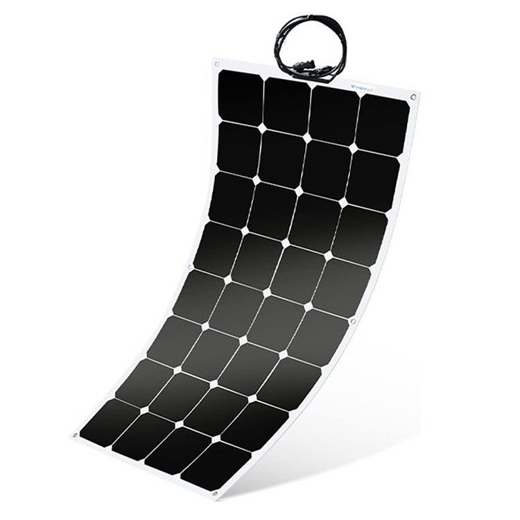 PV 12v 24v 200w 100w ETFE Panel Solar Kit Flexible Para el RV al aire libre