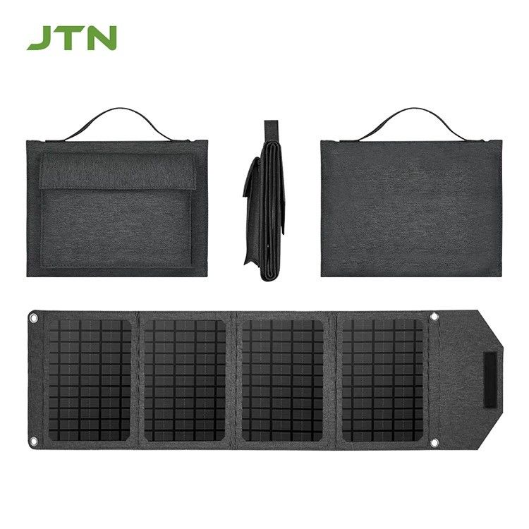 Tecnología MPPT Cargador solar portátil 24w Panel solar plegable para la carga del teléfono