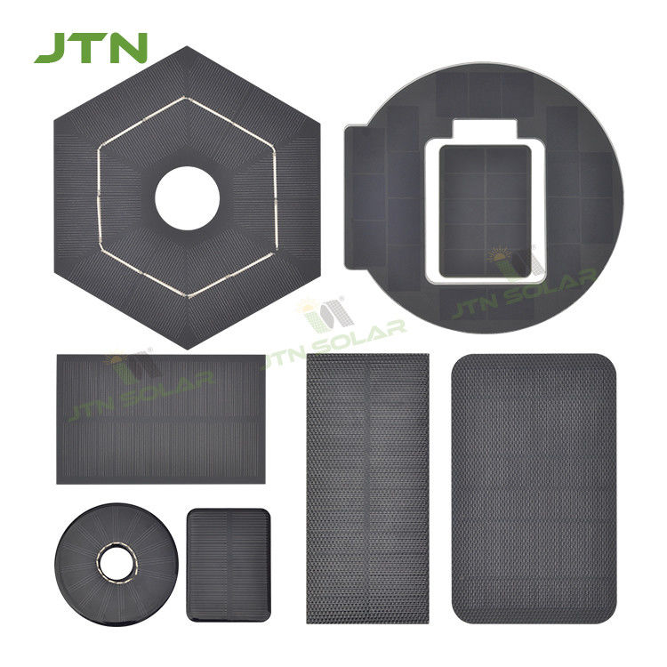 Panel fotovoltaico pequeño y impermeable Mini célula solar 0.5w 7w 8w 6v 12v Certificado FCC