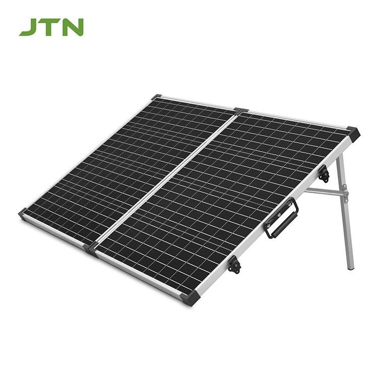 Panel solar plegable fotovoltaico de 100W con certificación CE/FCC/ROHS/PSE de 12 años de fabricación