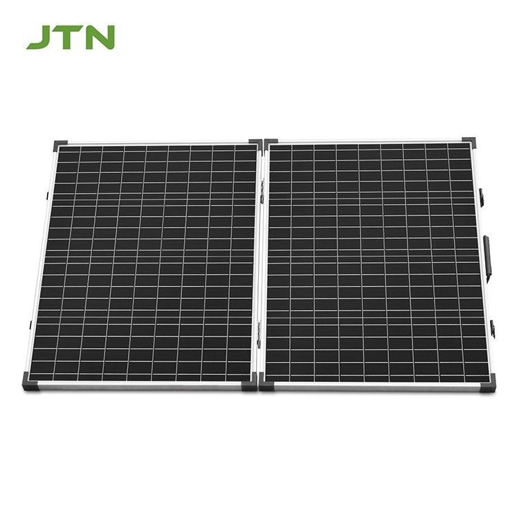 Panel solar plegable fotovoltaico de 100W con certificación CE/FCC/ROHS/PSE de 12 años de fabricación