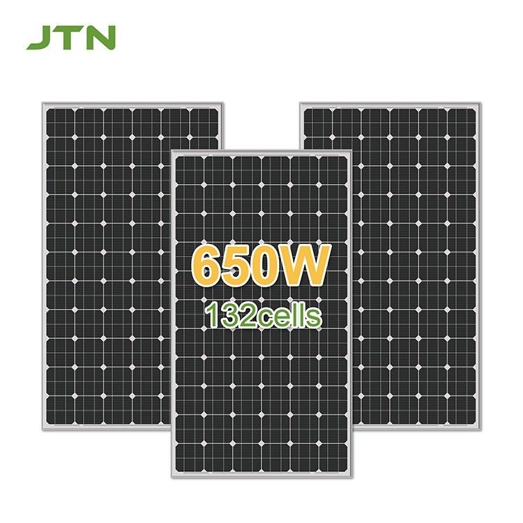 IP65 JTN resistente al agua Modulo fotovoltaico de células solares de 210 mm 660W Panel solar mono con tejas para el hogar