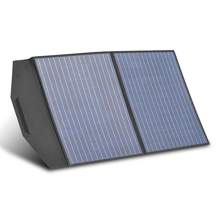 156.75mmx156.75mm Tamaño de célula PET Monocristalino Panel solar plegable 100w para teléfono móvil