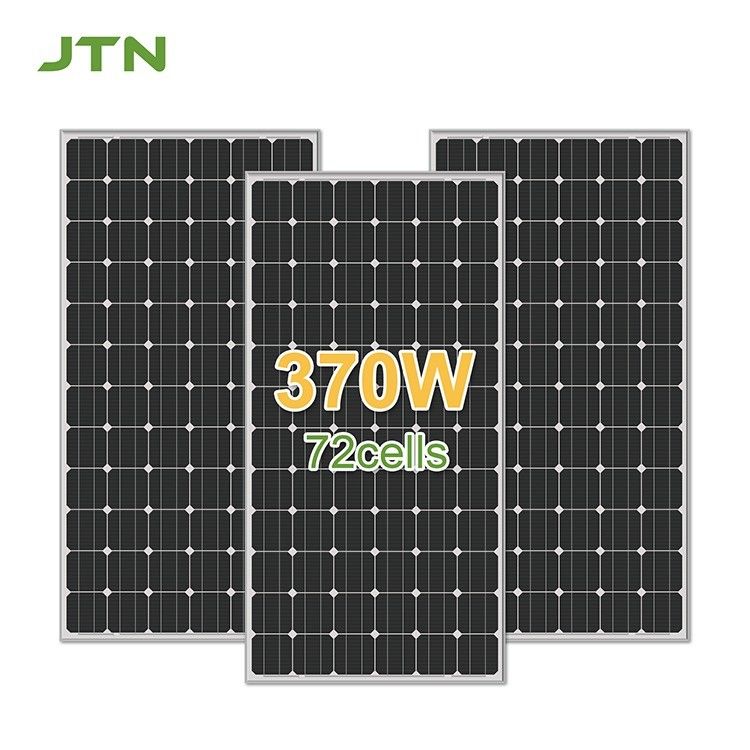 Tecnología PERC 370w 375w 48v Panel solar monocristalino para el hogar 156.75mmx156.75mm