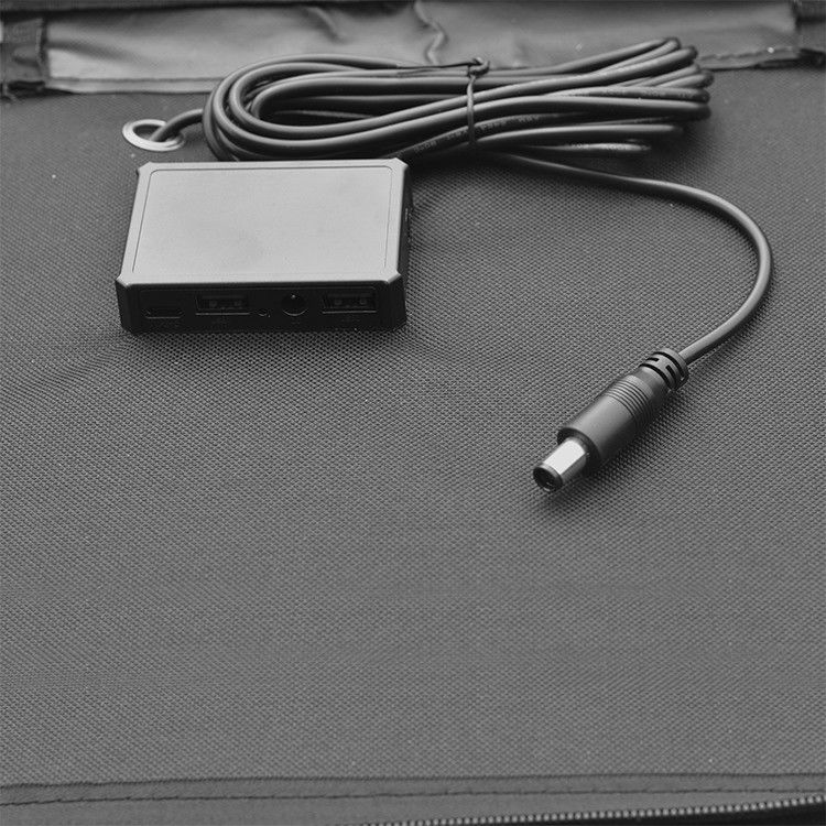 Panel solar plegable de energía solar rodante de 18V 30w para acampar y actividades al aire libre