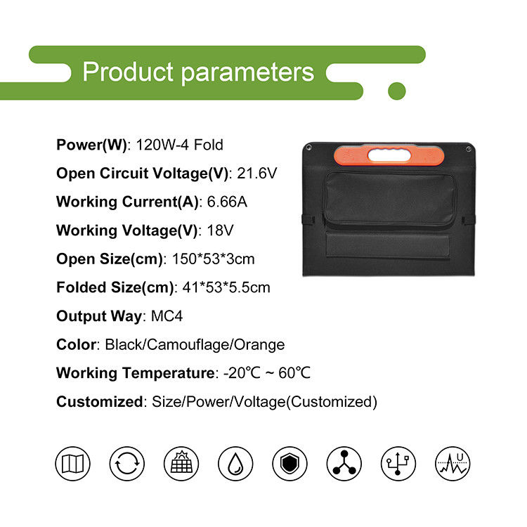 Kit de paneles solares de 120w para caravana RV 156.75mmx156.75mm Tamaño de célula Panel transparente PV