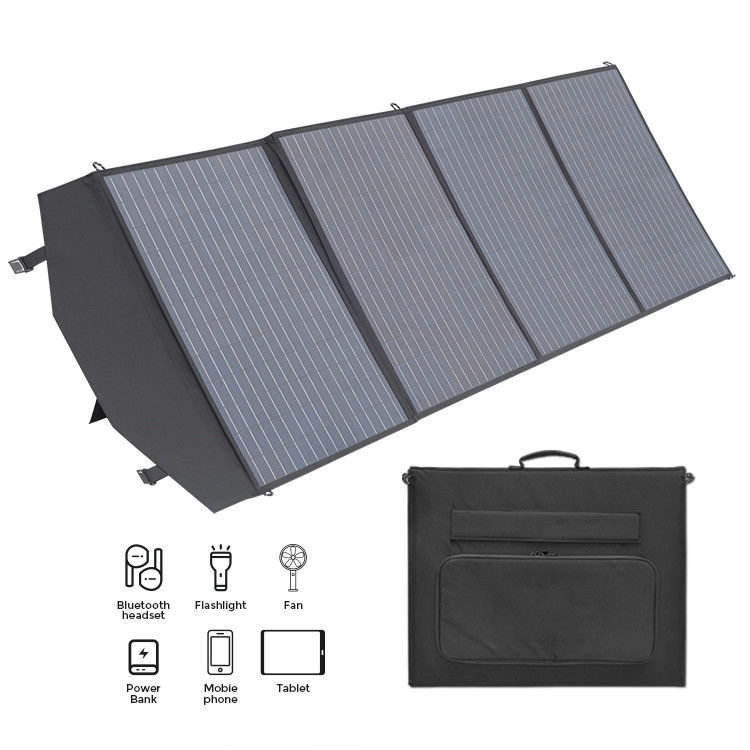 OEM/ODM soportado 200W cargador portátil plegable de paneles solares para acampar y senderismo
